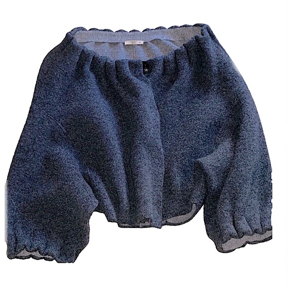 SOLD❌Rare vintage PRADA Gray Jacket/Sweater/Bolero Sz38 - Picture 1 of 9